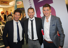 The 'Dutch Canadians' Paul Schockman and Niels-Peter Klapwijk (Nature Fresh Farms) were also back in Europe. In the photo with Menno Reijgersberg from Europe Retail Packing